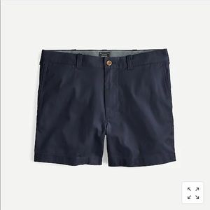 J crew 5” stretch chino shorts size 34” Obsidian